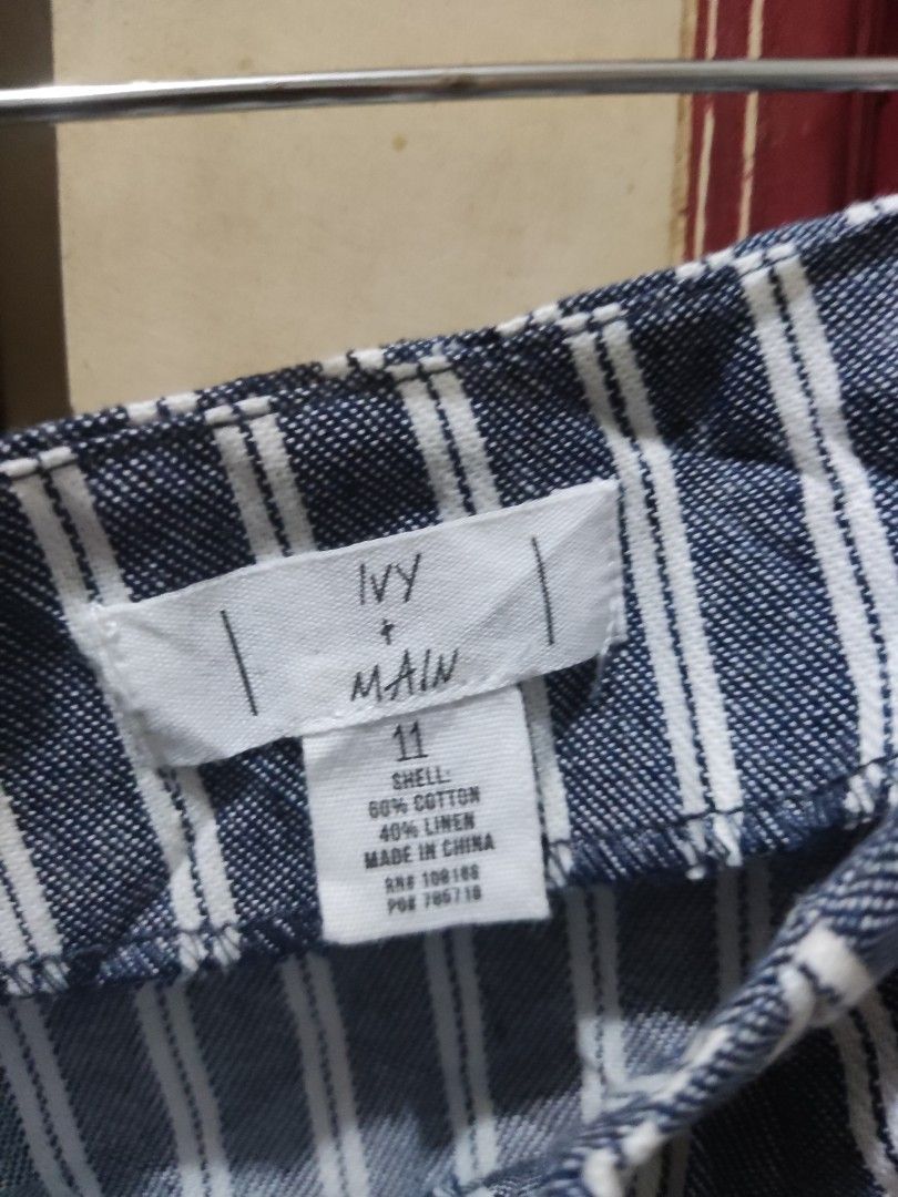 Ivy and main striped pants top