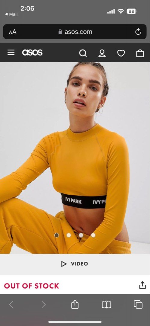 Ivy park discount sports top