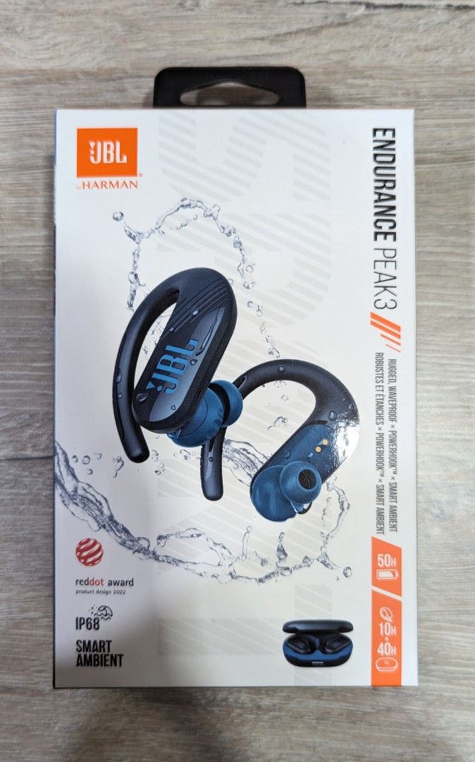 JBL Endurance Peak 3 Wireless Earpiece, Audio, Headphones & Headsets on  Carousell