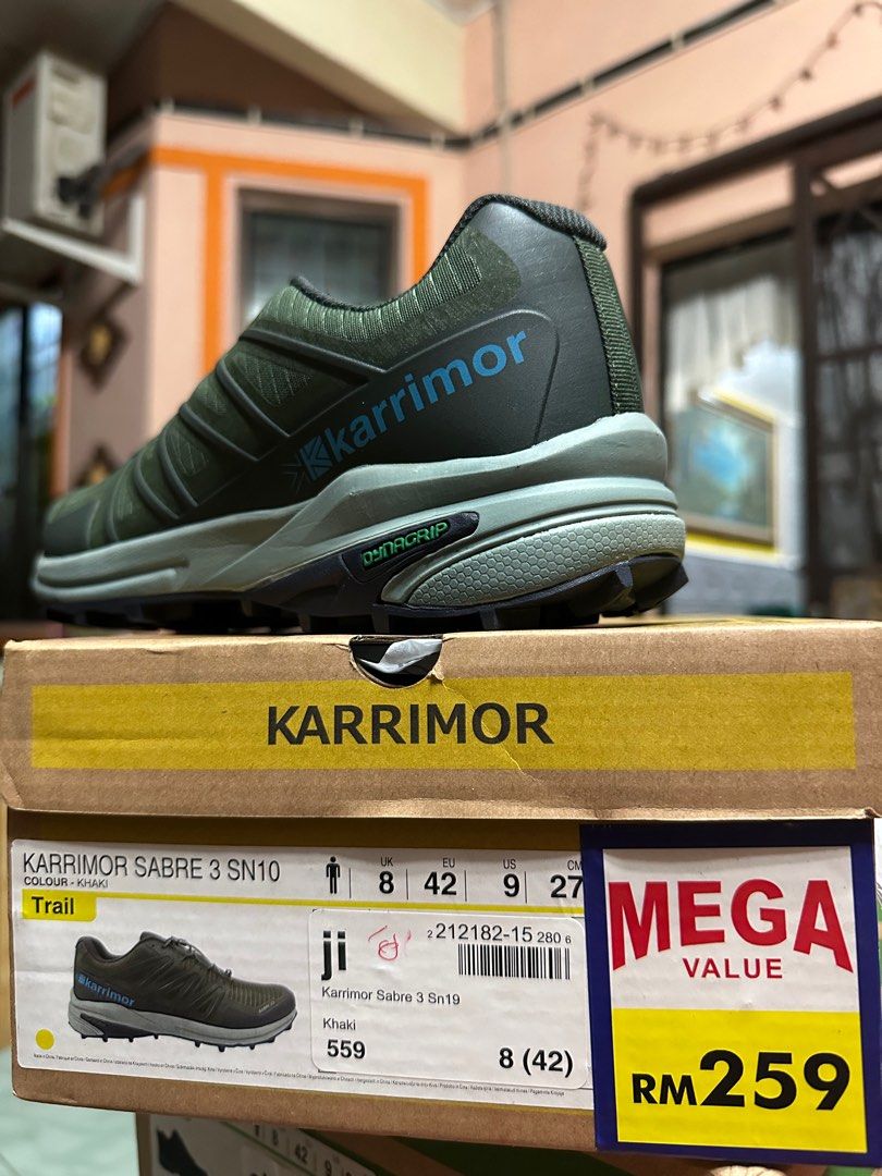 Kasut trail running hiking karrimor Sports Equipment Hiking