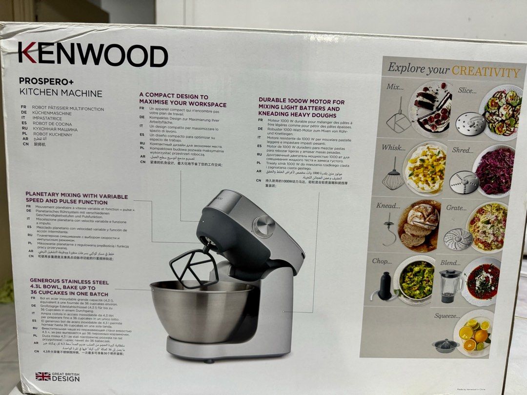 Kenwood Prospero+ Stand Mixer, TV & Home Appliances, Kitchen Appliances