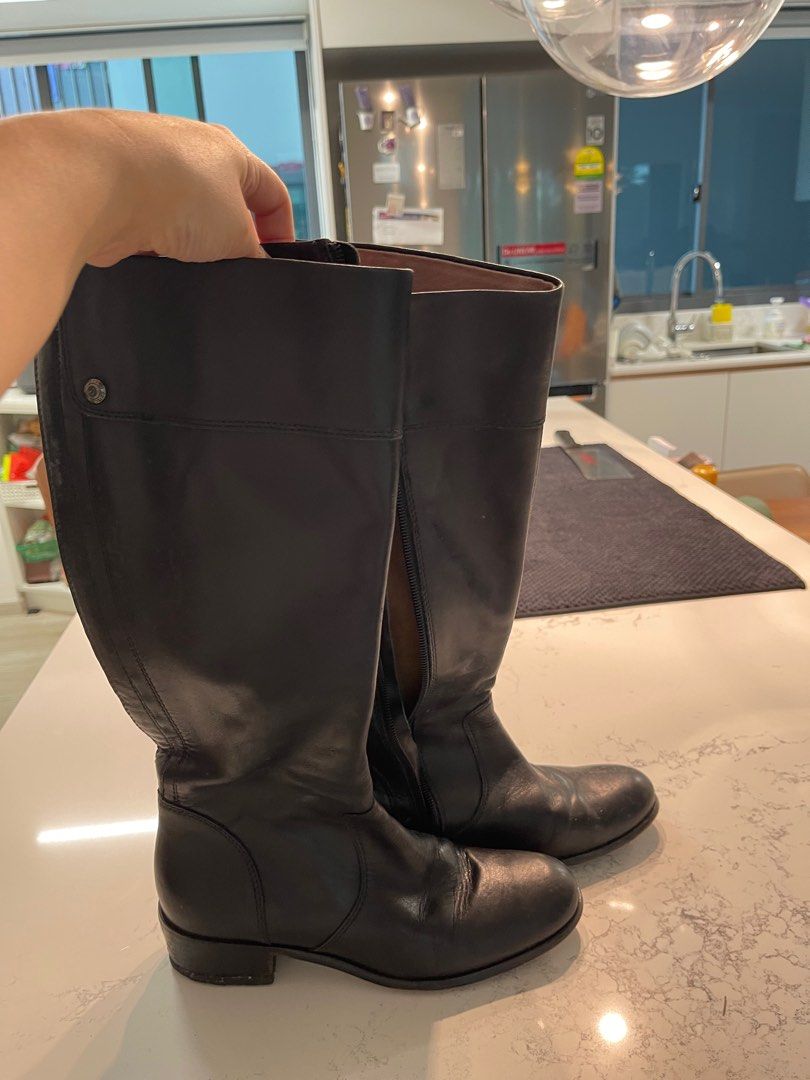 Corso Como Knee leather boots US 6 Women s Fashion Footwear Boots on Carousell