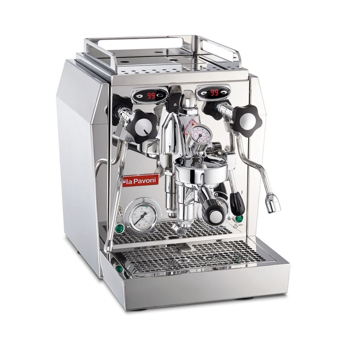 La Pavoni Botticelli Specialty Dual Boiler Rotary Pump Espresso Machine with Flow Control, TV
