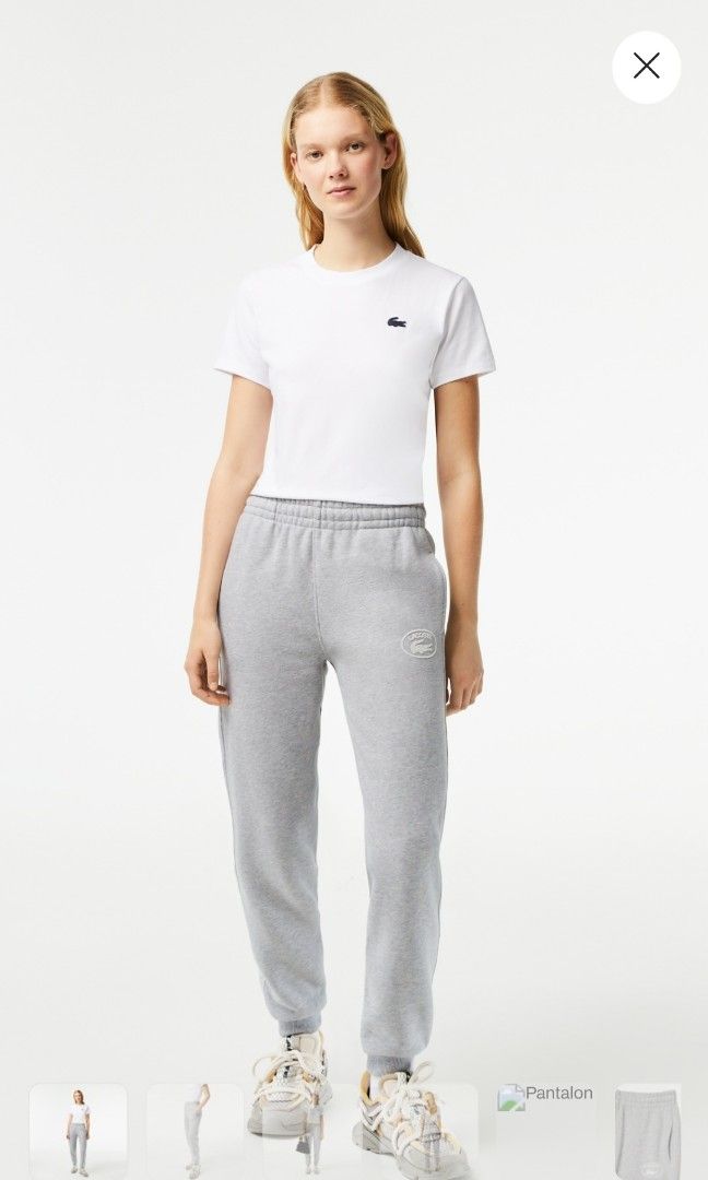 Lacoste best sale grey joggers