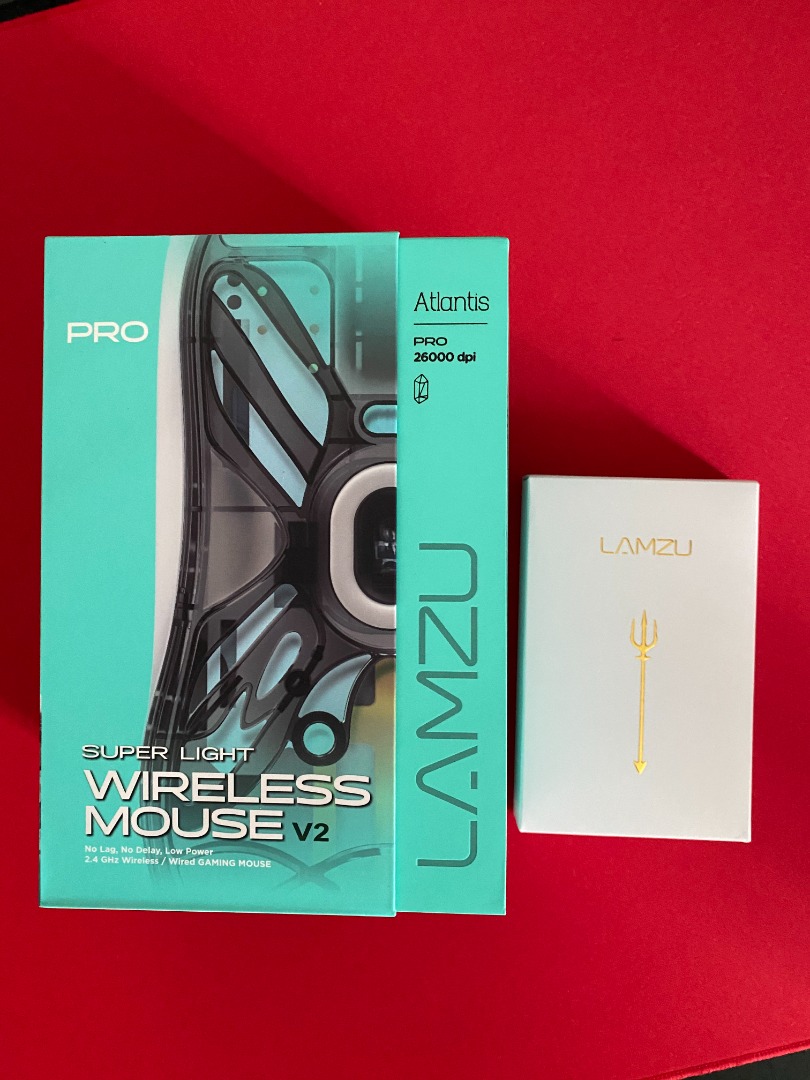 Lamzu Atlantis OG V2 Pro (4K Compatible) with Lamzu 4K Hz Dongle