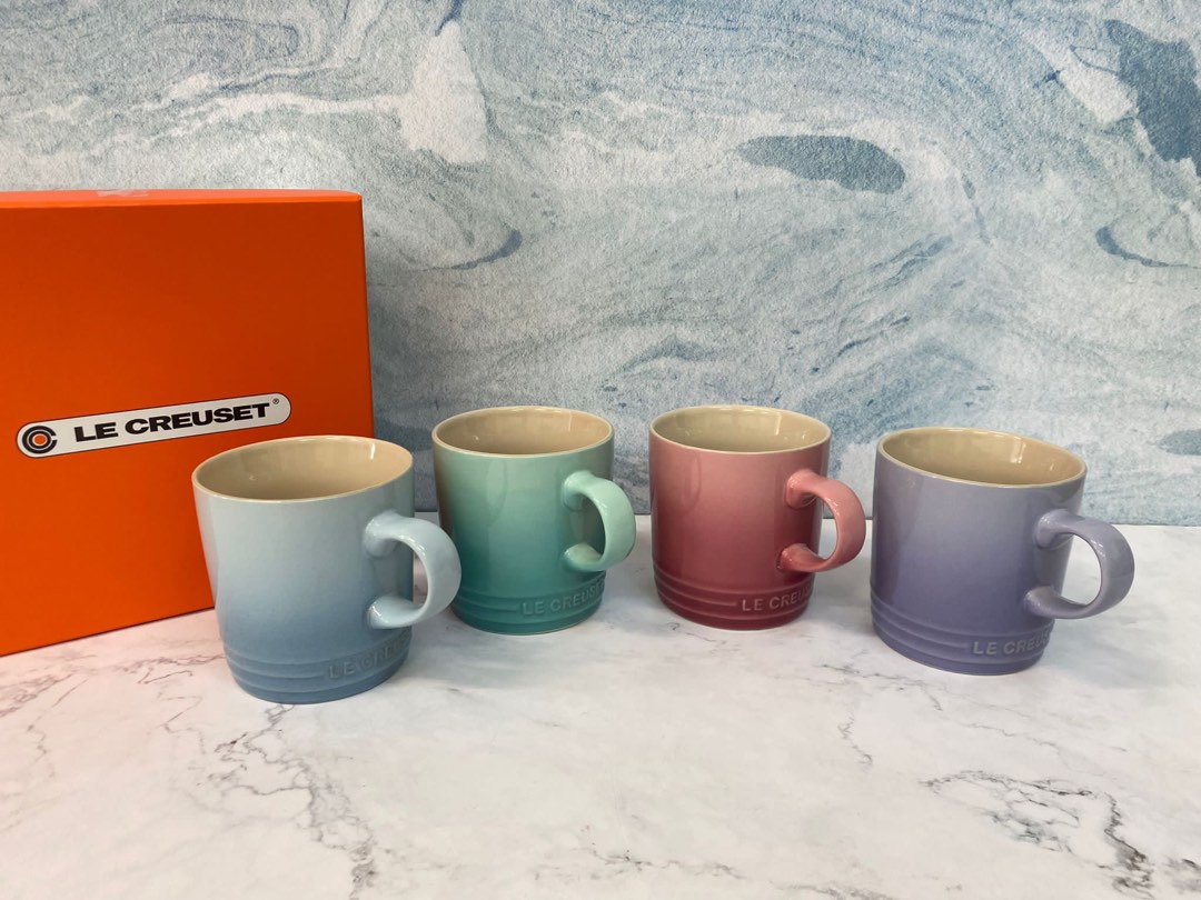 Le Creuset LC set of 4 London coffee mug 350ml, 傢俬＆家居, 廚具和