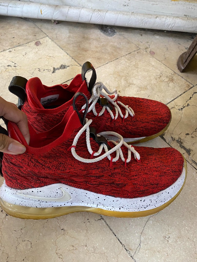 Lebron xv low red cheap