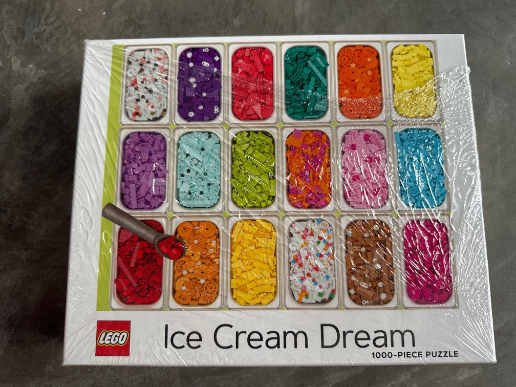 Lego ice cream dream Puzzle 1000 pieces, Hobbies & Toys, Toys & Games