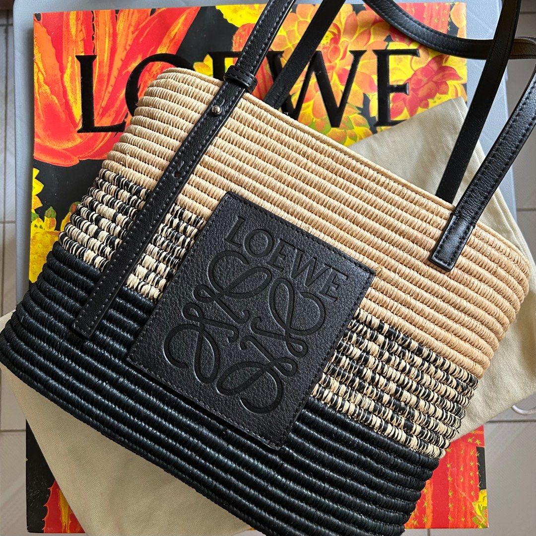 small square basket bag loewe