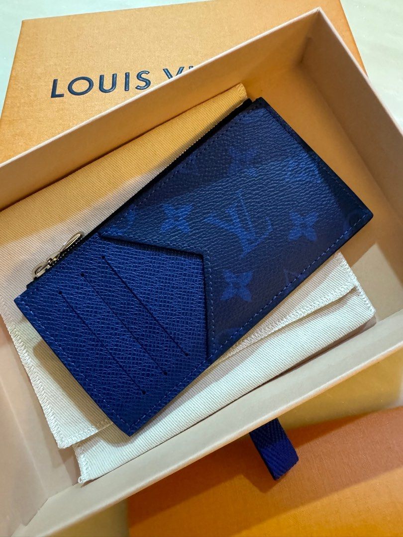 Louis Vuitton Coin Card Holder Cobalt autres Toiles Monogram