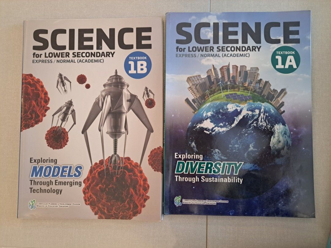 Lower Secondary Science 1A 1B 2A 2B textbook for express/normal ...