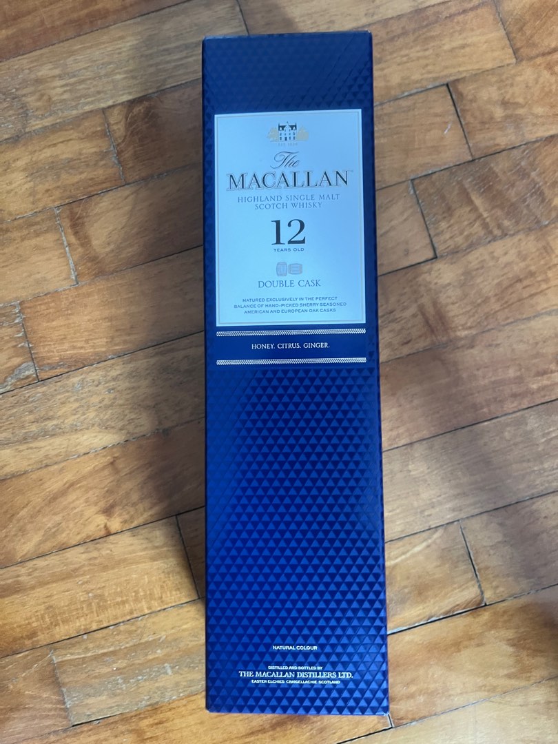 macallan-12-double-cask-food-drinks-alcoholic-beverages-on-carousell