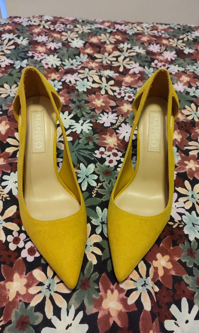 Mango yellow heels outlet