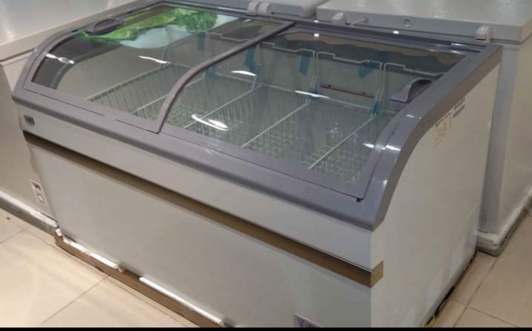 MARKES CHEST FREEZER CURVED TYPE GLASS DOOR, NON INVERTER AND INVERTER