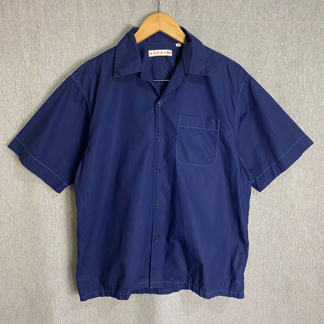 Marni - Uniqlo - Open Collar Shirt, Men's Fashion, Activewear on Carousell