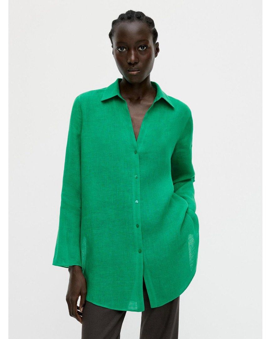 Massimo dutti sales green blazer