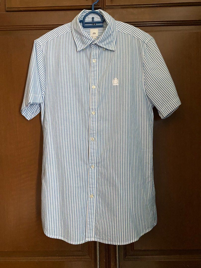 River island mens short sleeve new arrivals shirts