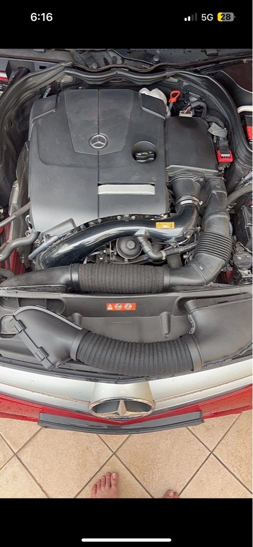 W204 outlet air intake
