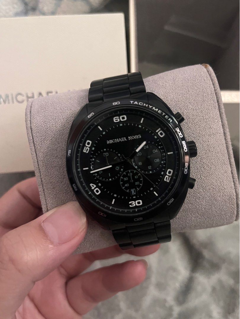 Mens black clearance michael kors smartwatch