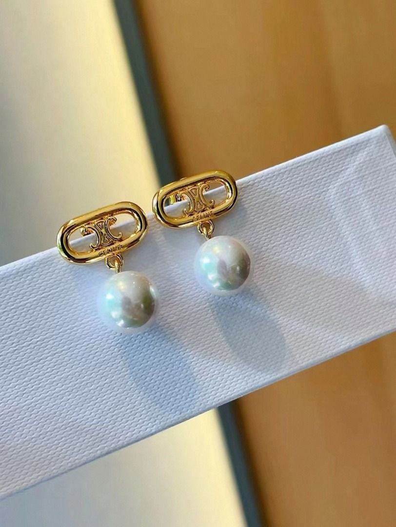 Celine new arrivals earrings pearl