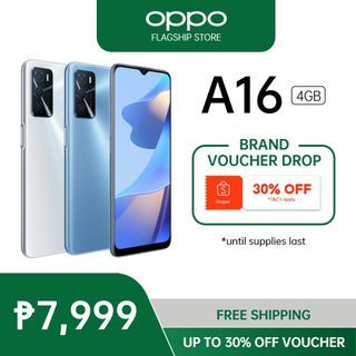 OPPO A16 | expandable to 256GB Storage* | 5000mAh Battery | 13MP AI Triple Camera Smartphone