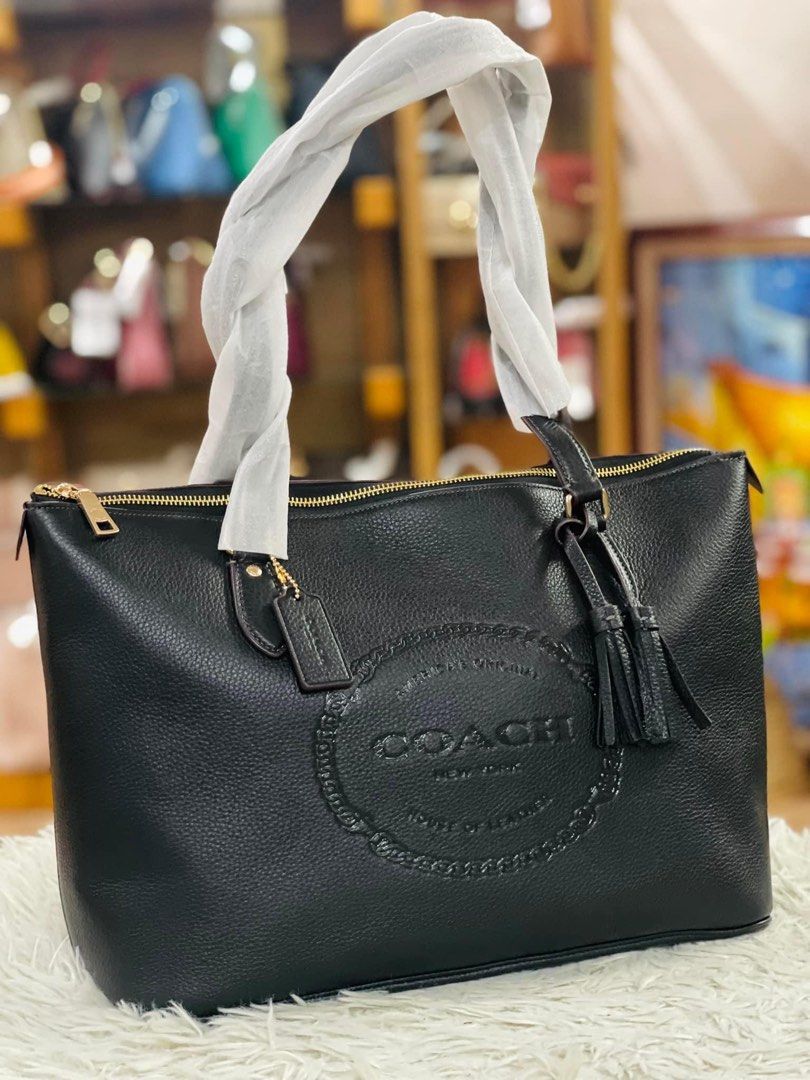 Coach discount tote black