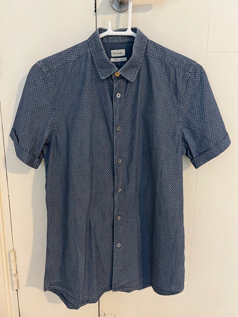 paul smith mens short sleeve shirts