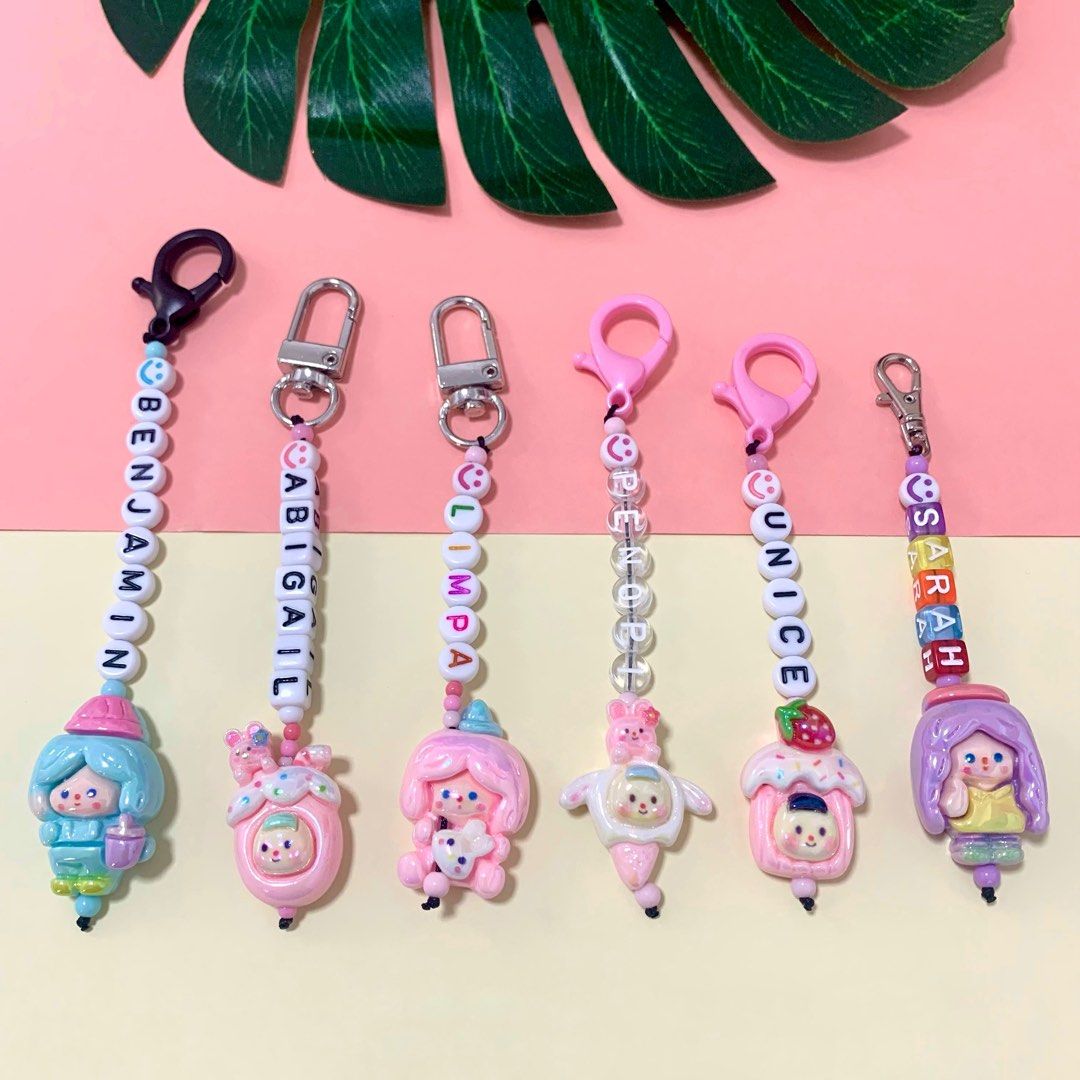 Cute keychain charms outlet