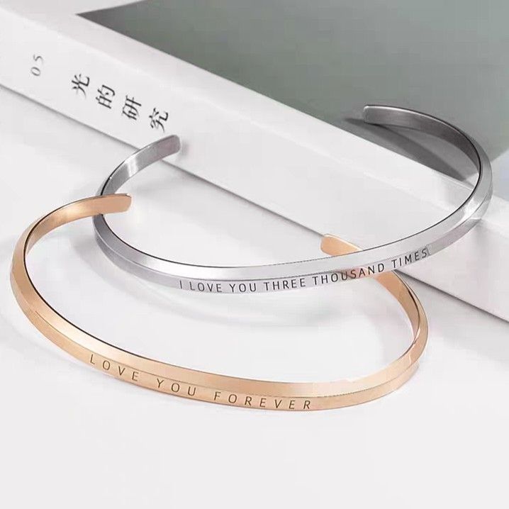 Customized top bangle bracelets