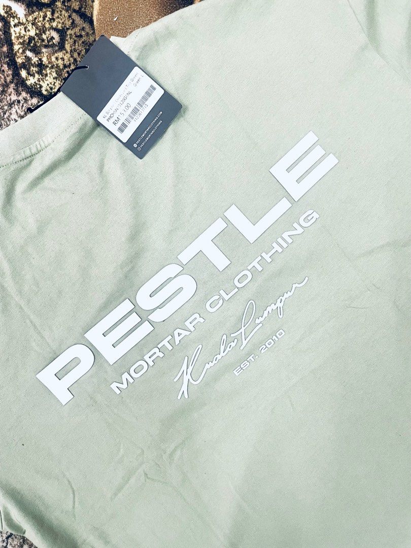 Pestle Mortar KL Scripted Tee, Men's Fashion, Activewear on Carousell