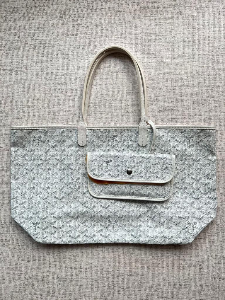 tas tote-bag Goyard St. Louis PM White 2019 Tote Bag