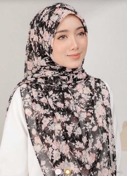 Custom Digital Printing Tudung Bawal Bidang 50 Muslim Cotton Voile Flower  Design Scarf Women Hijab - China Designer Silk Scarf and Warm Designer Scarf  price