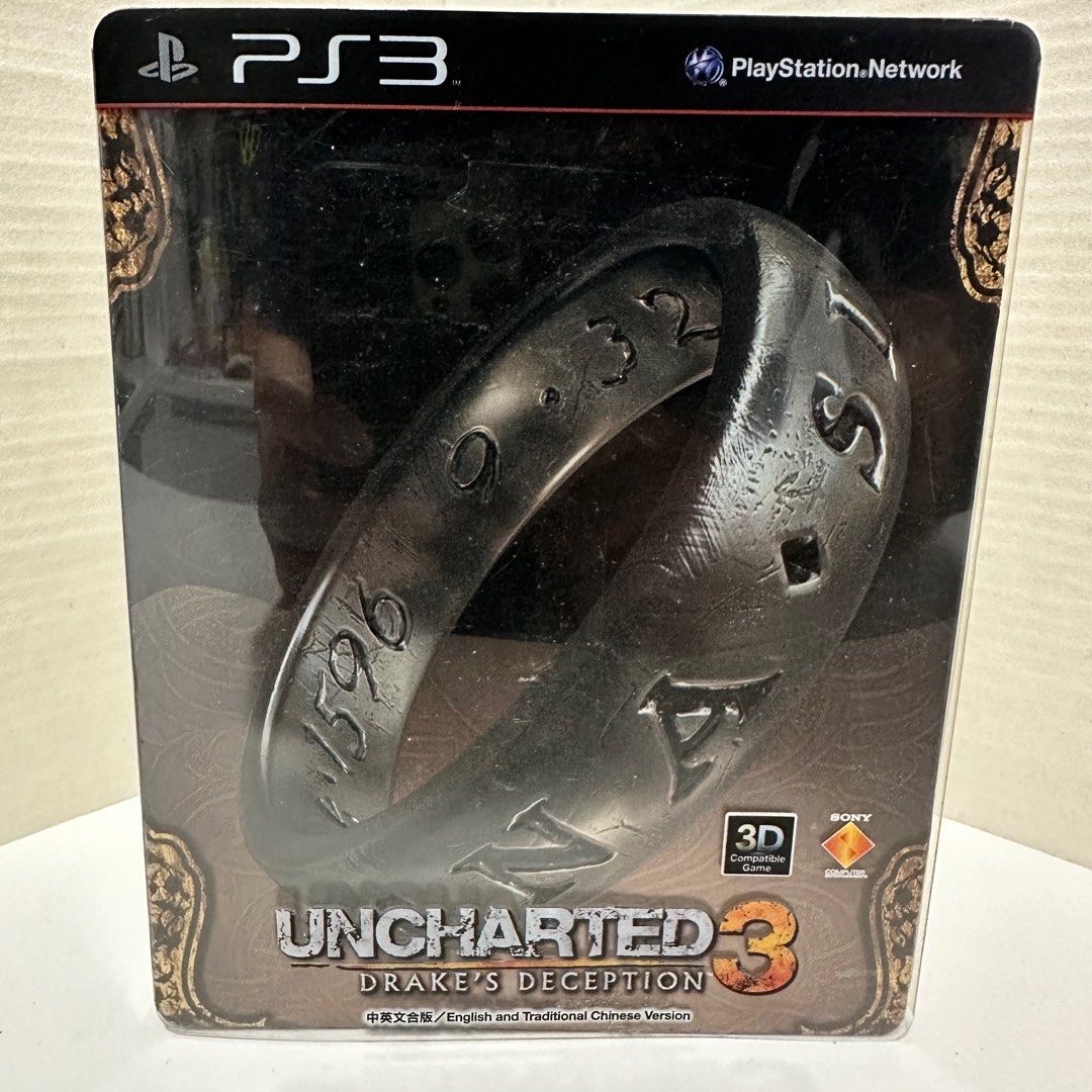 PS3 Games - Unchartered 3 Drake’s Deception - Steel Case - R3 English - RPG  Action Adventure Game - Used