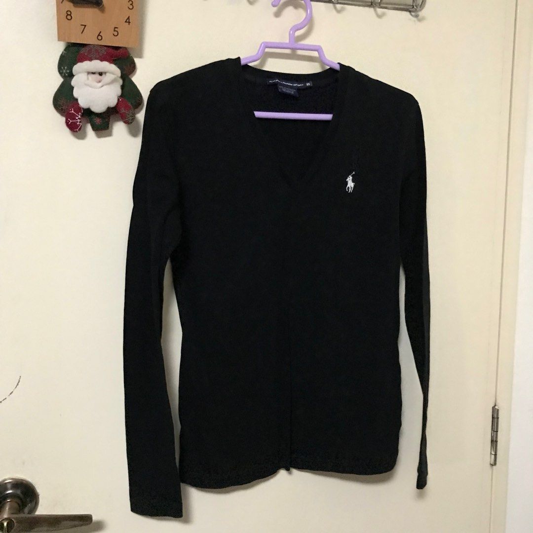 Ralph Lauren Sport v neck long sleeve size xs Women s Fashion