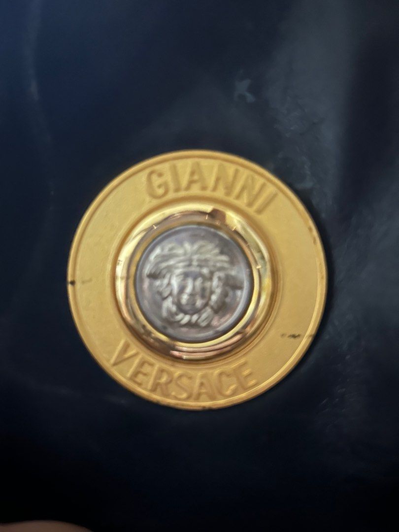 Rare vintage Gianni Versace Bag (Category: Luxury Bags & Wallets) located in Manaoag. Submitted by fortheloveofbagsph (Listing ID 1266222148, Image 2). Description: 100% authentic japan surplus bag very nice and rare big logo in actual, this is ukay sourced so manage your expectations.
