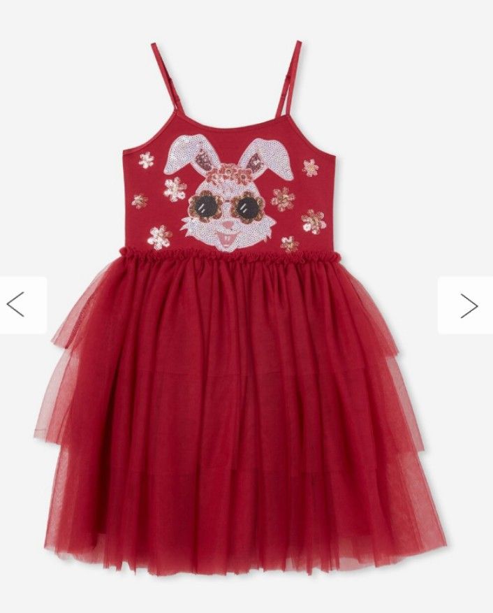 Girls red party dress on sale