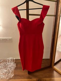 Red cocktail dress to bless