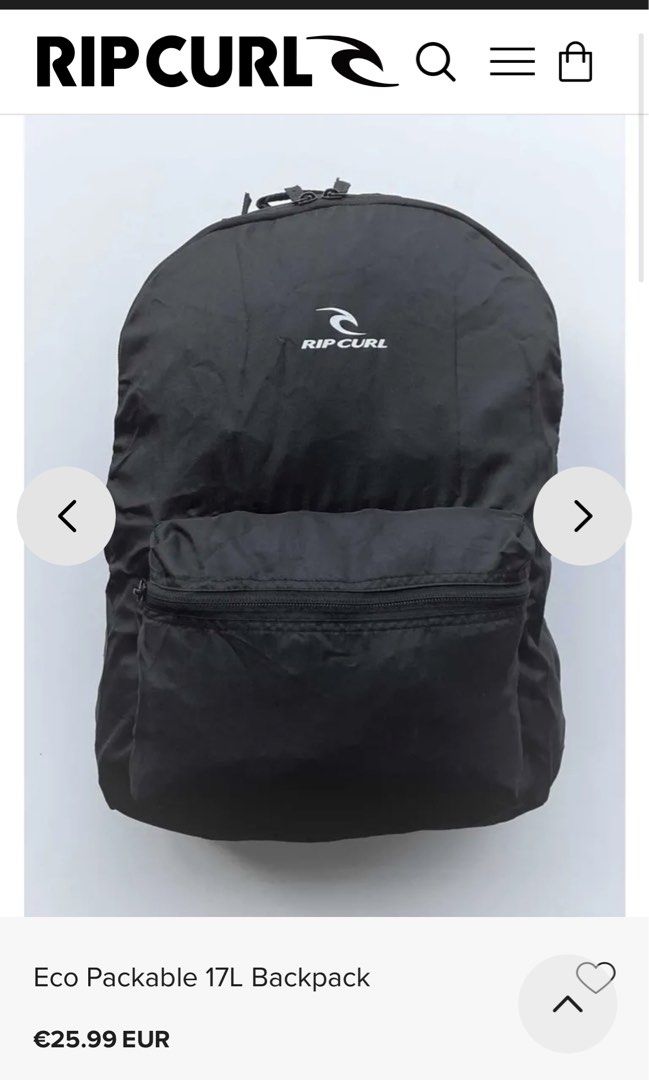 Rip curl packable backpack outlet