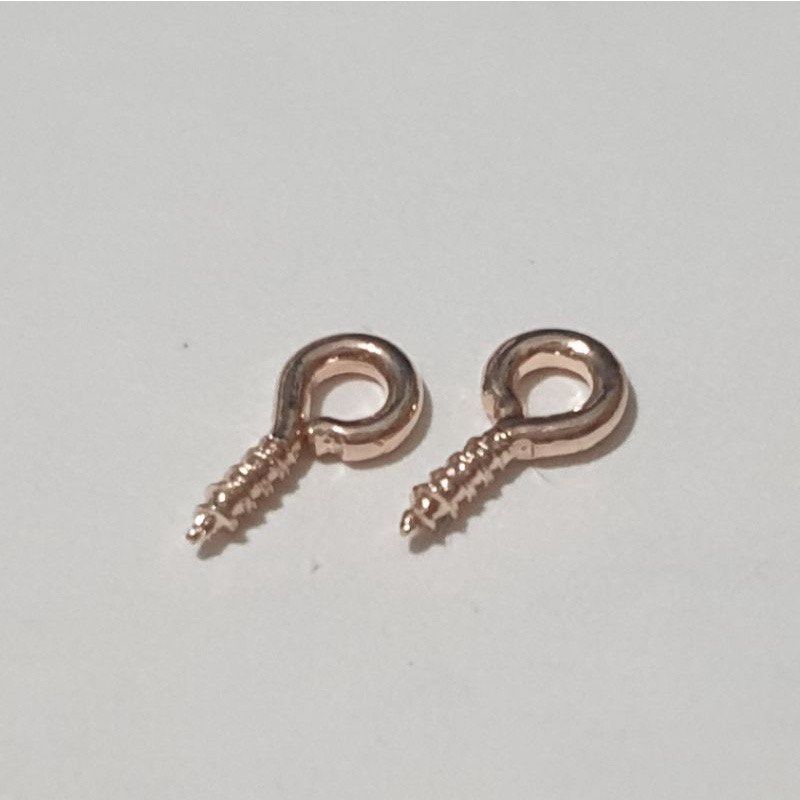 rose gold eye pin screw x100 Furniture Home Living Home