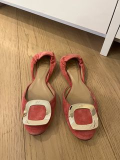 【二手】RV Roger viver shoes 粉紅色平底鞋64202086951298110