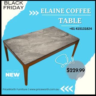 SALE!! CLASSIC ELAINE COFFEE TABLE - BUY NOW!!!