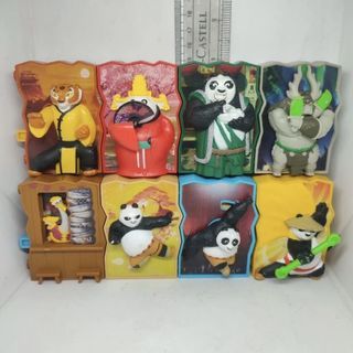 Set 8 Pcs Mcd Happy Meal Kung Fu Panda 3 Mainan McDonalds