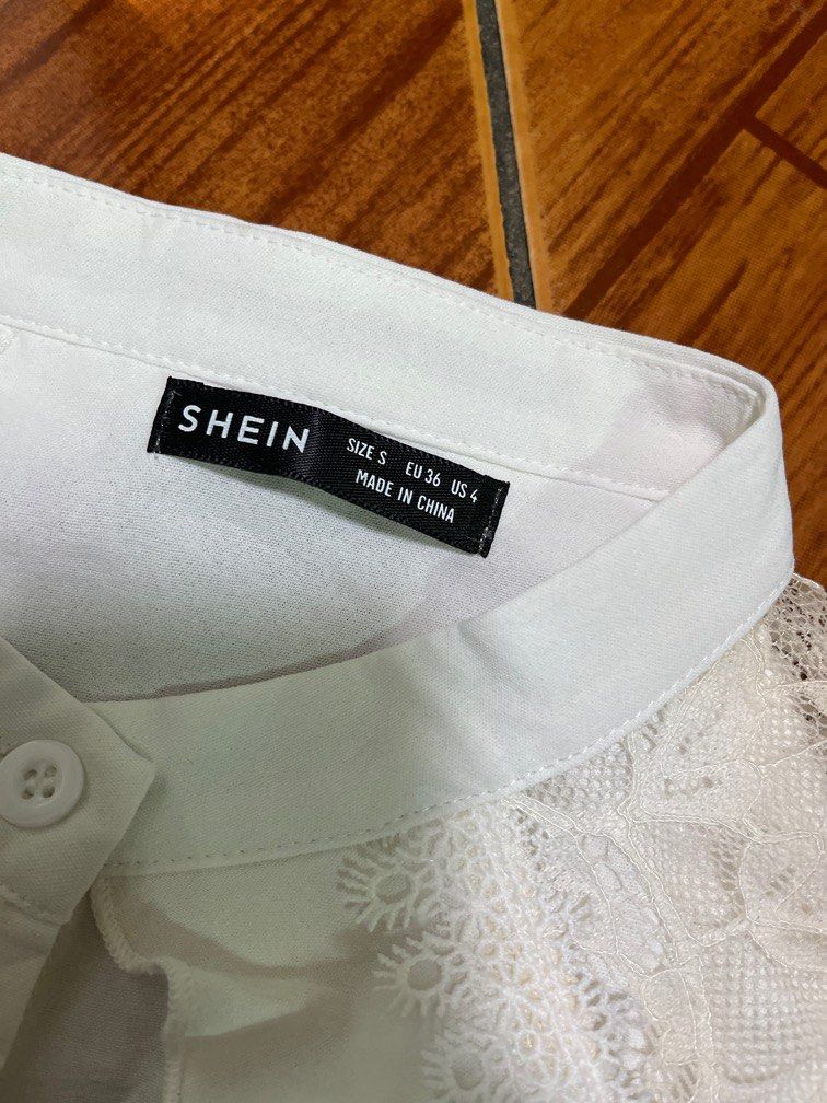 Shein Blouse (Category: Blouses) located in Valenzuela. Submitted by miss.declutter (Listing ID 1266136258, Image 2). Description: Black color is also available.