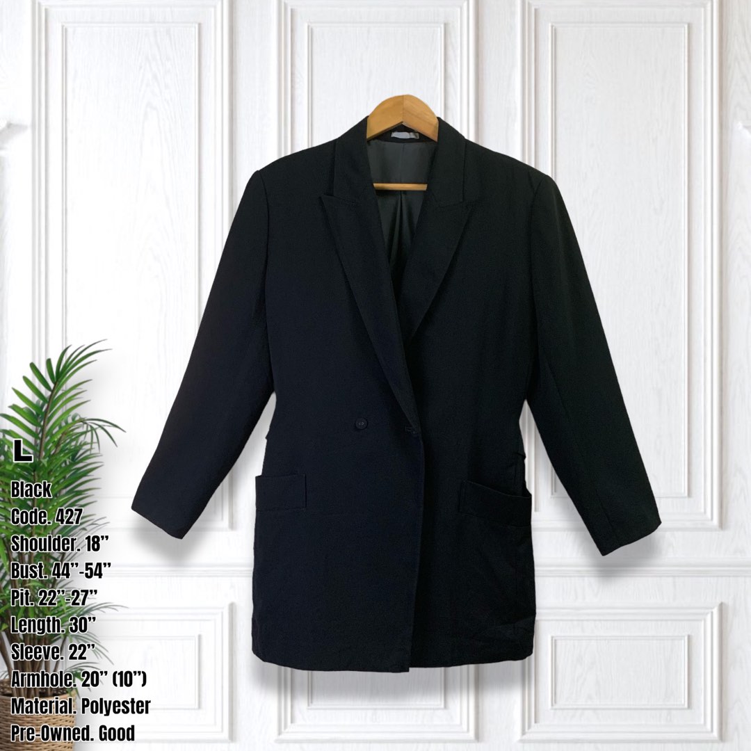Black blazer outlet size 20