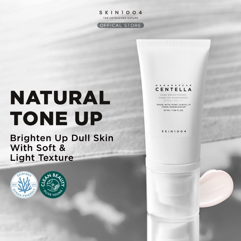 SKIN1004 Madagascar Centella Tone Brightening ToneUp Sunscreen SPF50 PA++++ sun screen, Beauty