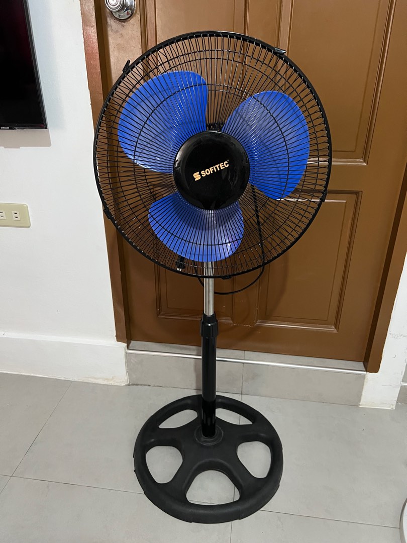 Sofitec black fan, Furniture & Home Living, Lighting & Fans, Fans on Carousell