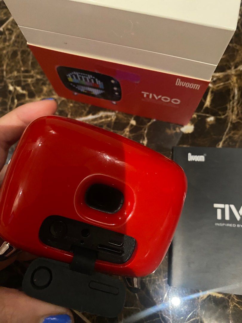 Speaker Divoom TiVo Smart Pixel Art Bluetooth, Elektronik, Audio di