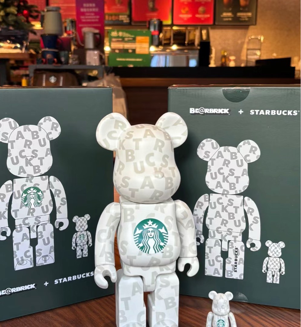 Starbucks Bearbrick 400 + 100, Hobbies & Toys, Toys & Games on Carousell