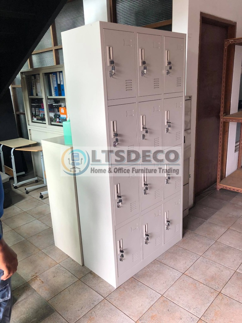 STEEL LOCKER OFFICE PARTITION, Furniture & Home Living, Office ...