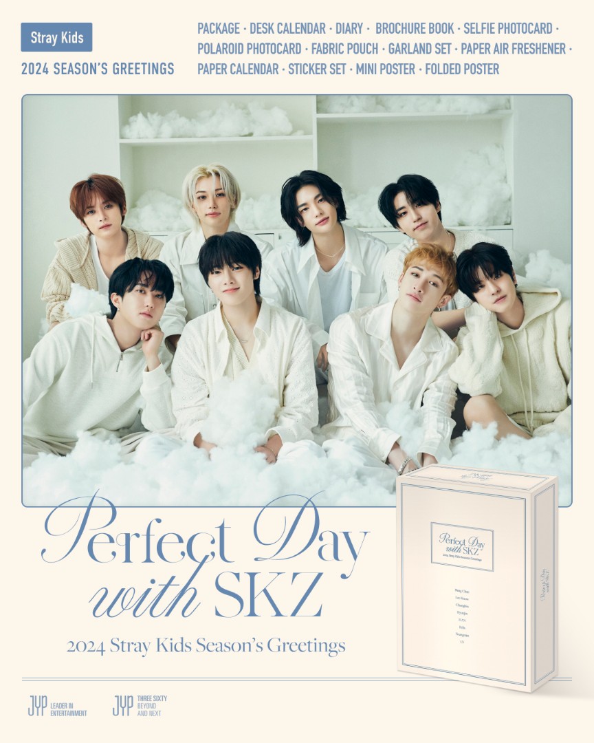 STRAY KIDS 2024 SEASON'S GREETINGS PERFECT DAY WITH SKZ, Hobbies & Toys